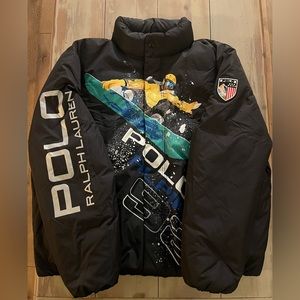 COPY - Polo Ralph Lauren Alpine Ski 92 Down Fill Puffer Jacket Black NWT Men’s …